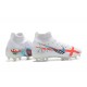 Nike Phantom GT2 Dynamic Fit Elite FG White Orange Blue Black High Men Football Boots