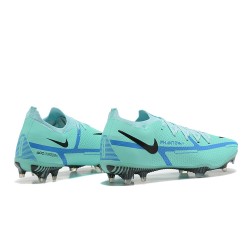 Nike Phantom GT2 Elite FG Blue Black Green Low Men Football Boots
