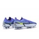 Nike Phantom GT2 Elite FG Blue Purple Yellow Gray Low Men Football Boots