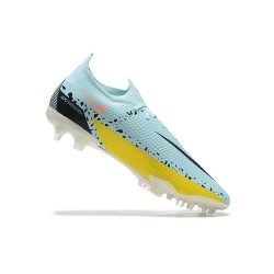 Nike Phantom GT2 Elite FG Blue Yellow Black Pink Low Men Football Boots