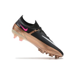 Nike Phantom GT2 Elite FG Gold Pink Black Low Men Football Boots