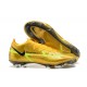 Nike Phantom GT2 Elite FG Gold Yellow Black Low Men Football Boots