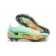 Nike Phantom GT2 Elite FG Light/Green Orange Black Yellow Low Men Football Boots