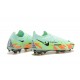 Nike Phantom GT2 Elite FG Light/Green Orange Black Yellow Low Men Football Boots