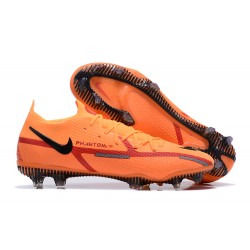 Nike Phantom GT2 Elite FG Orange Black Red Low Men Football Boots