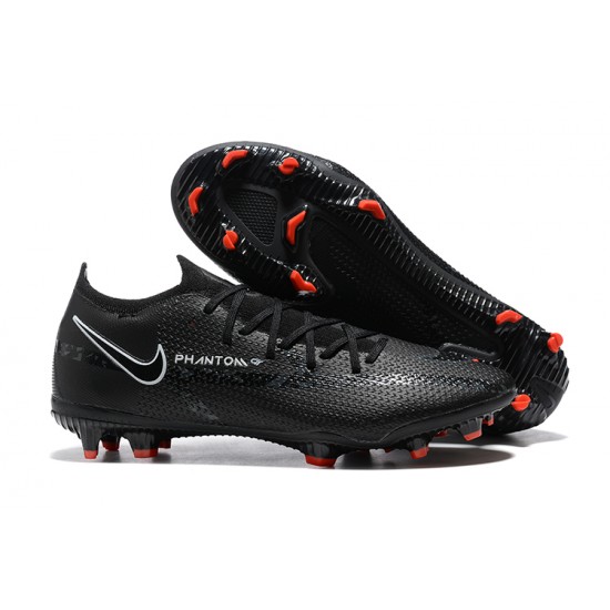 Nike Phantom GT2 Elite FG White Black Orange Low Men Football Boots