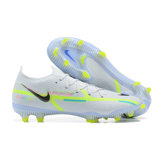 Nike Phantom GT2 Elite FG White Black Yellow Pink Blue Low Men Football Boots