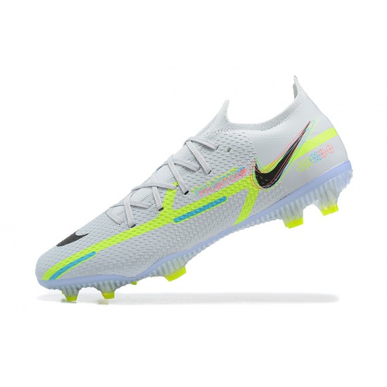 Nike Phantom GT2 Elite FG White Black Yellow Pink Blue Low Men Football Boots