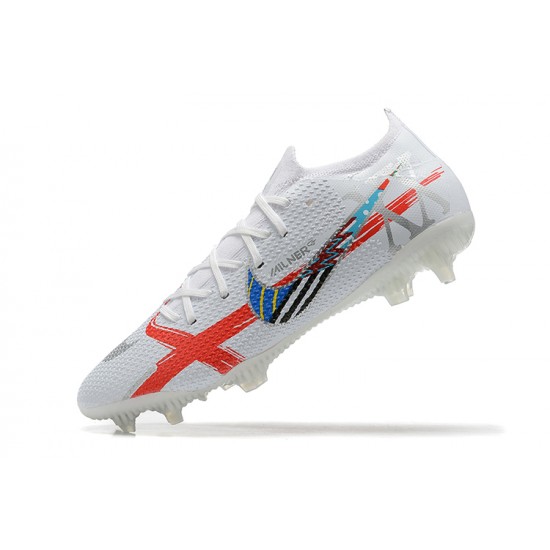 Nike Phantom GT2 Elite FG White Orange Blue Green Low Men Football Boots