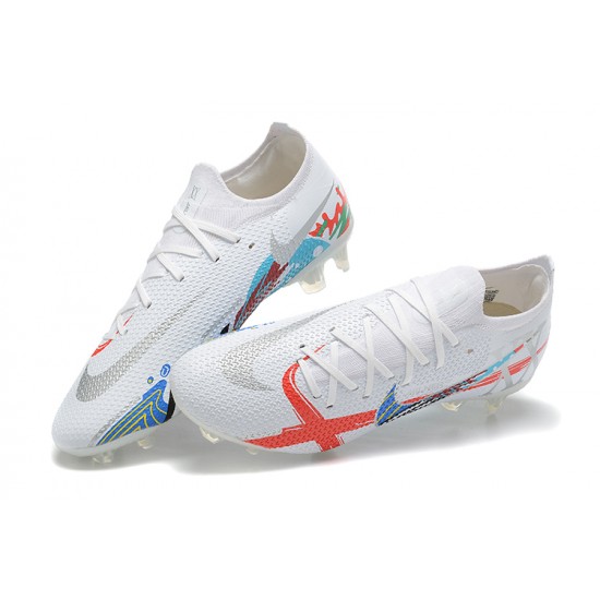 Nike Phantom GT2 Elite FG White Orange Blue Green Low Men Football Boots