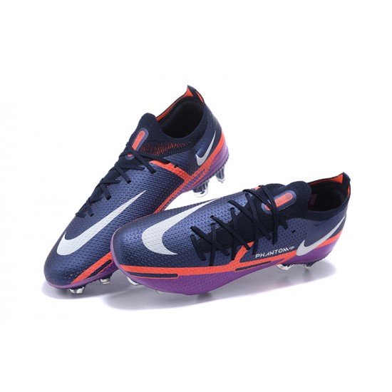 Nike Phantom GT2 Elite FG White Orange Yellow Black Purple Low Men Football Boots