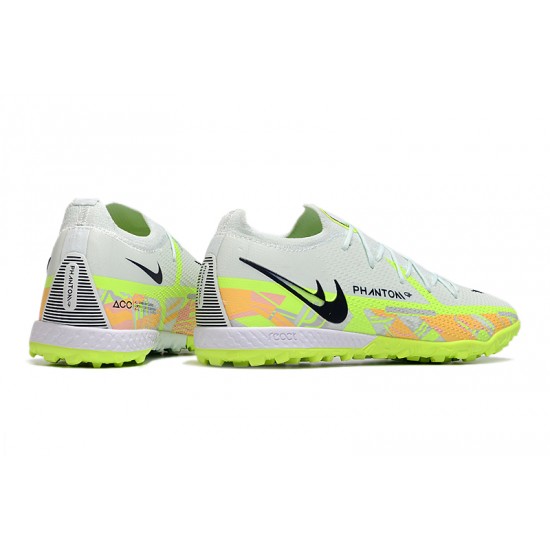 Nike Phantom GT2 Elite TF Low Grey Green Men Football Boots