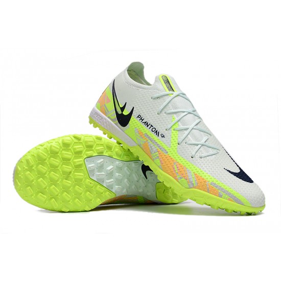 Nike Phantom GT2 Elite TF Low Grey Green Men Football Boots