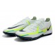 Nike Phantom GT2 Elite TF Low White Black Green Men Football Boots