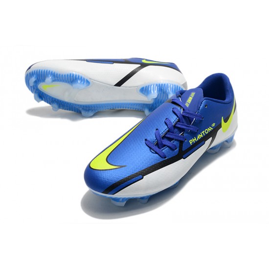 Nike Phantom GT2 FG Low Dark Blue White Men Football Boots