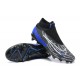 Nike Phantom GX Elite DF Link FG Black White Blue High Football Boots Men