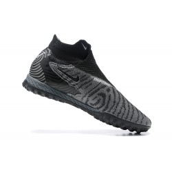 Nike Phantom GX Elite DF Link TF Gray Black High Football Boots Men