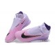 Nike Phantom GX Elite DF Link TF LightPurple Pink High Football Boots Men