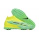 Nike Phantom GX Elite DF Link TF Yellow Green Black High Football Boots Men