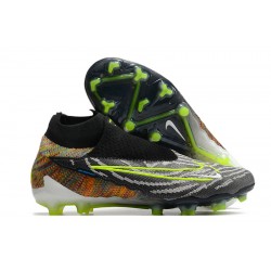 Nike Phantom GX Elite FG Black Green Women/Men Football Boots