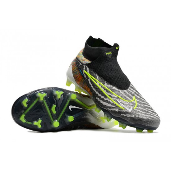 Nike Phantom GX Elite FG Black Green Women/Men Football Boots