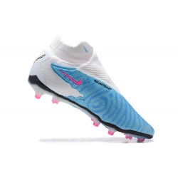Nike Phantom GX Elite FG Black Light/Blue Pink High Football Boots Men