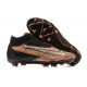 Nike Phantom GX Elite FG Black Light/Orange High Football Boots Men