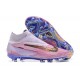 Nike Phantom GX Elite FG Black LightPurple Pink Green High Football Boots Men