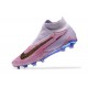 Nike Phantom GX Elite FG Black LightPurple Pink Green High Football Boots Men