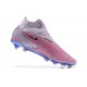 Nike Phantom GX Elite FG Black LightPurple Pink Green High Football Boots Men