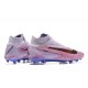 Nike Phantom GX Elite FG Black LightPurple Pink Green High Football Boots Men