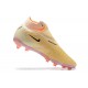 Nike Phantom GX Elite FG Black Light/Yellow Pink High Football Boots Men