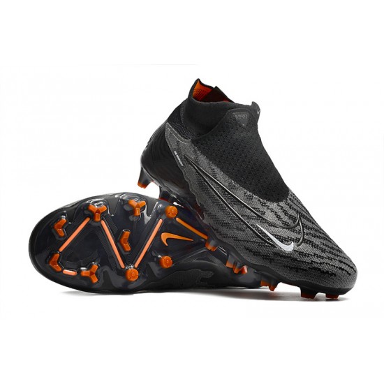 Nike Phantom GX Elite FG Black Orange Women/Men Football Boots