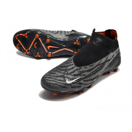 Nike Phantom GX Elite FG Black Orange Women/Men Football Boots