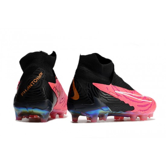 Nike Phantom GX Elite FG Black Pink For Women/Men Football Boots