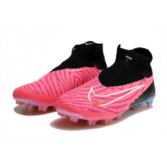 Nike Phantom GX Elite FG Black Pink For Women/Men Football Boots