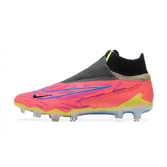 Nike Phantom GX Elite FG Black Pink Women/Men Football Boots Nike Phantom GX Elite FG Black Pink Women/Men Football Boots