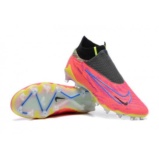 Nike Phantom GX Elite FG Black Pink Women/Men Football Boots Nike Phantom GX Elite FG Black Pink Women/Men Football Boots