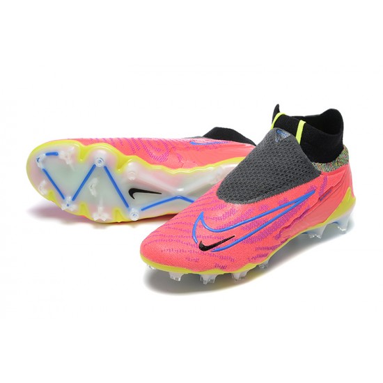 Nike Phantom GX Elite FG Black Pink Women/Men Football Boots Nike Phantom GX Elite FG Black Pink Women/Men Football Boots