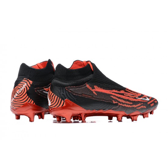 Nike Phantom GX Elite FG Black Red Women/Men Football Boots