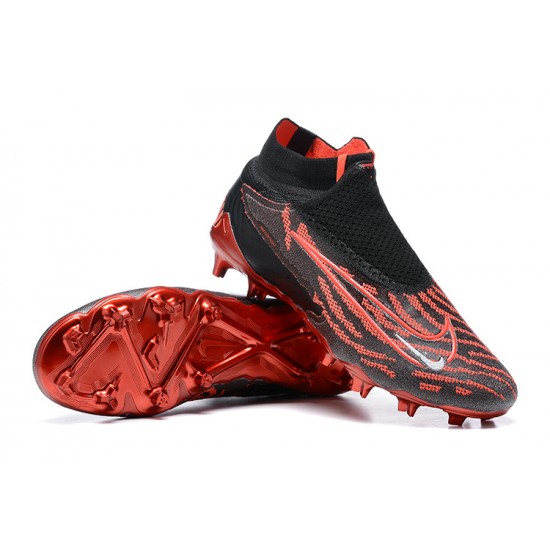 Nike Phantom GX Elite FG Black Red Women/Men Football Boots