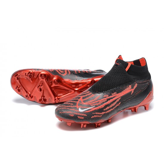 Nike Phantom GX Elite FG Black Red Women/Men Football Boots