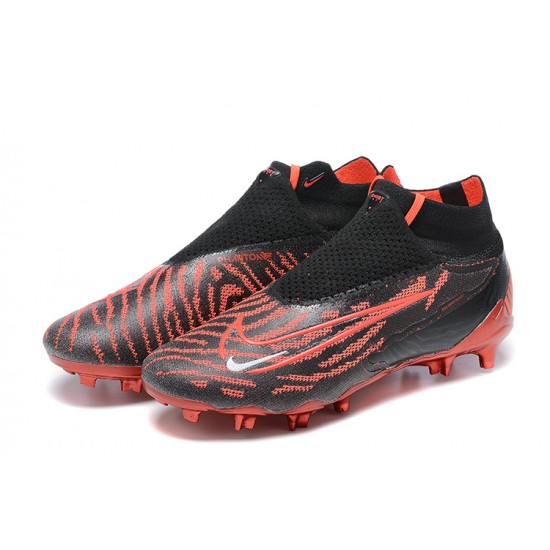 Nike Phantom GX Elite FG Black Red Women/Men Football Boots