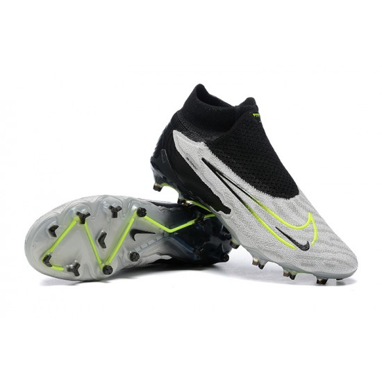 Nike Phantom GX Elite FG Black White Women/Men Football Boots