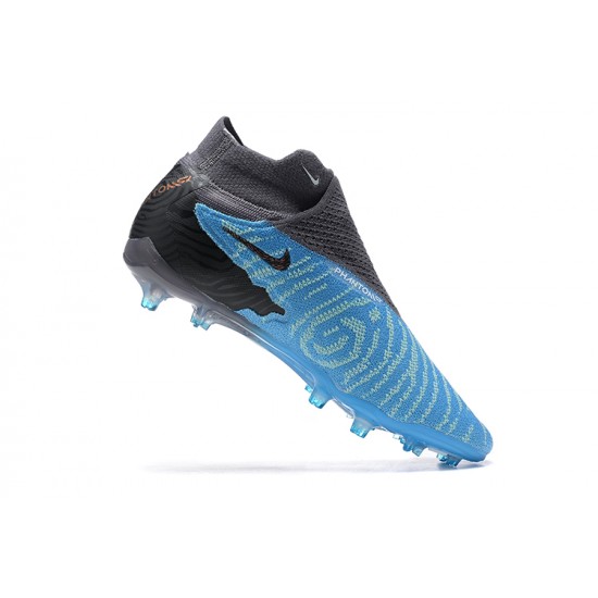 Nike Phantom GX Elite FG Blue Black High Football Boots Men