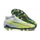 Nike Phantom GX Elite FG Gray Green High Football Boots Men