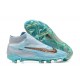 Nike Phantom GX Elite FG Gray Light/Blue Light/Green High Football Boots Men