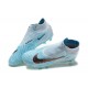 Nike Phantom GX Elite FG Gray Light/Blue Light/Green High Football Boots Men