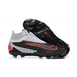 Nike Phantom GX Elite FG Gray Orange Black High Football Boots Men