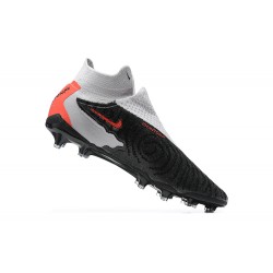 Nike Phantom GX Elite FG Gray Orange Black High Football Boots Men